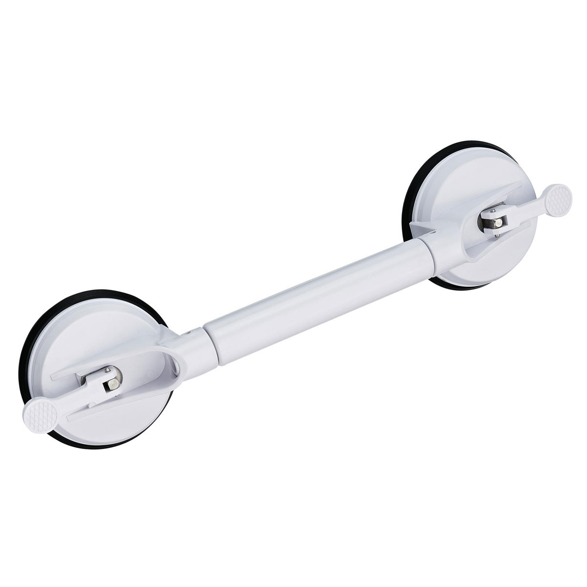 Ridder  Reisesauggriff mit 2 Saugern 44,5-57,5 cm teleskopierbar weiß