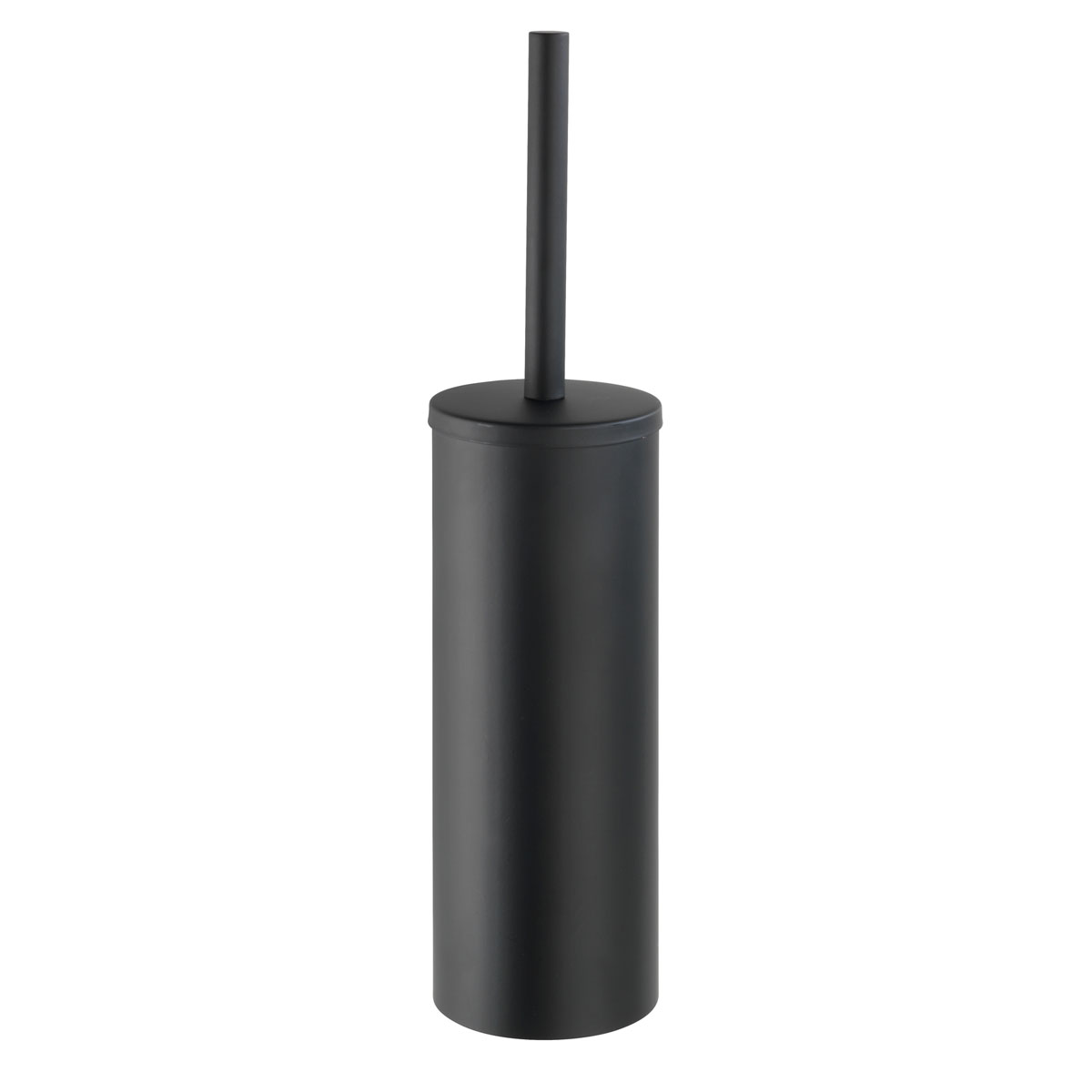 Wenko Turbo-Loc Edelstahl WC-Garnitur Orea Black Matt geschlossen WC ...