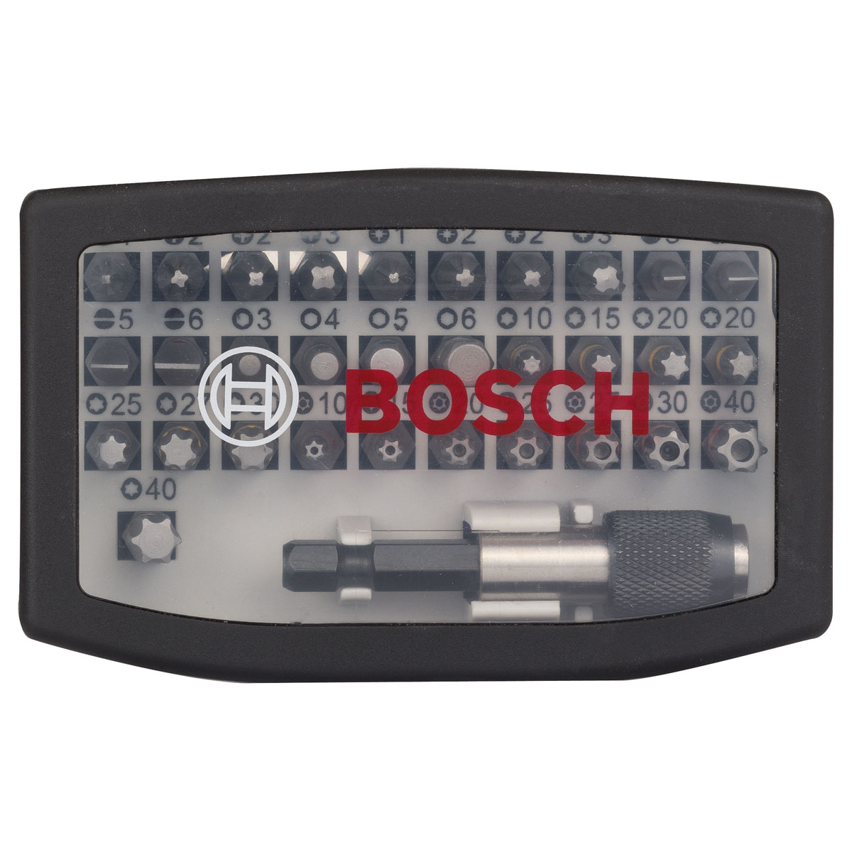 Bosch Professional  32-teiliges Schrauberbit-Set PH PZ H T und Quick Change-Universalhalter Bild 2
