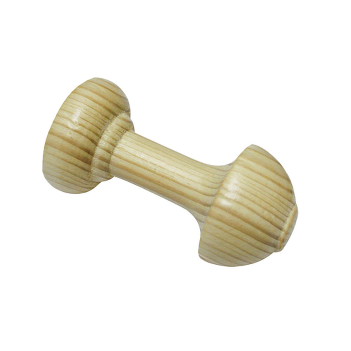 Gardinia Schalhalter Holz 8 cm mit Haken Kiefer Bild 1