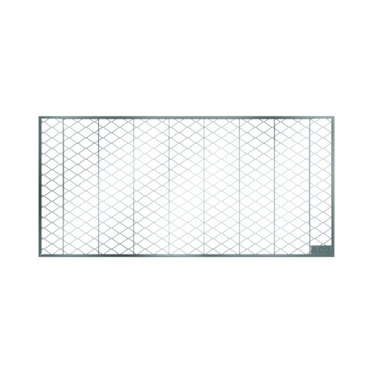 Lichtschachttrost Streckmetall 80 x 40 cm begehbar