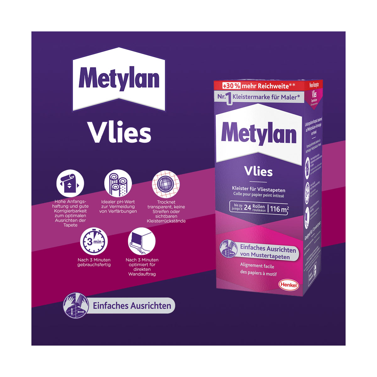 Metylan Tapetenkleister Vlies 720 g Bild 7