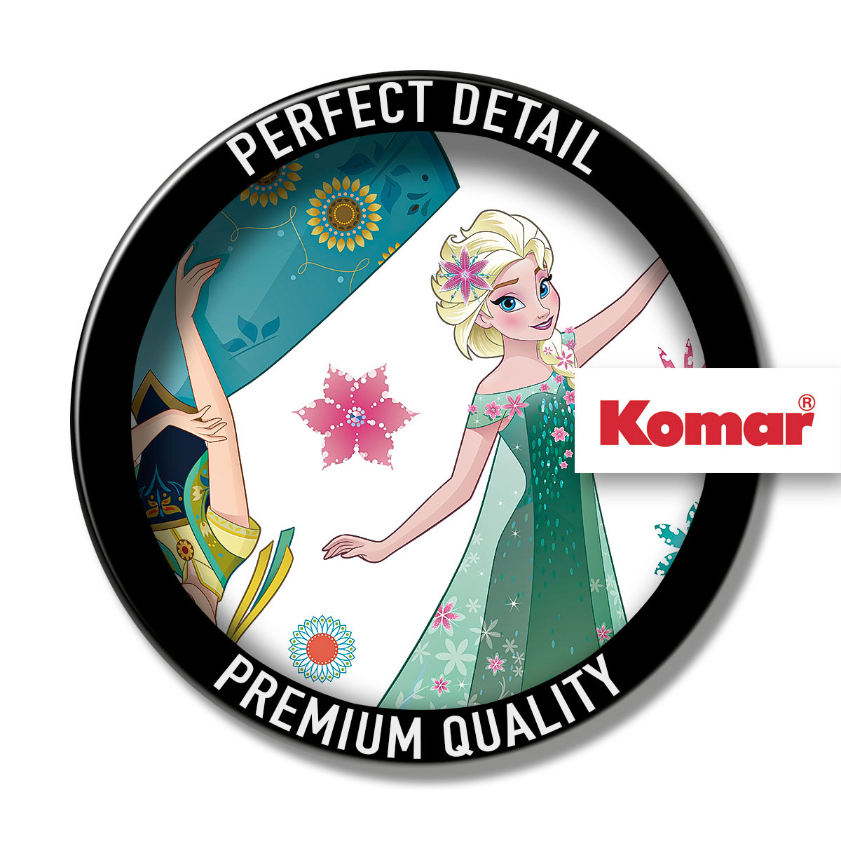 Komar  Selbstklebende Vlies Wandtattoo Frozen Springtime XXL 127x200 cm Bild 3