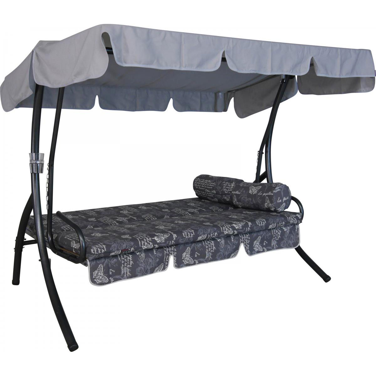 Angerer Freizeitmöbel GmbH Hollywoodschaukel „Trend Schmetterling“, grau Bild 2