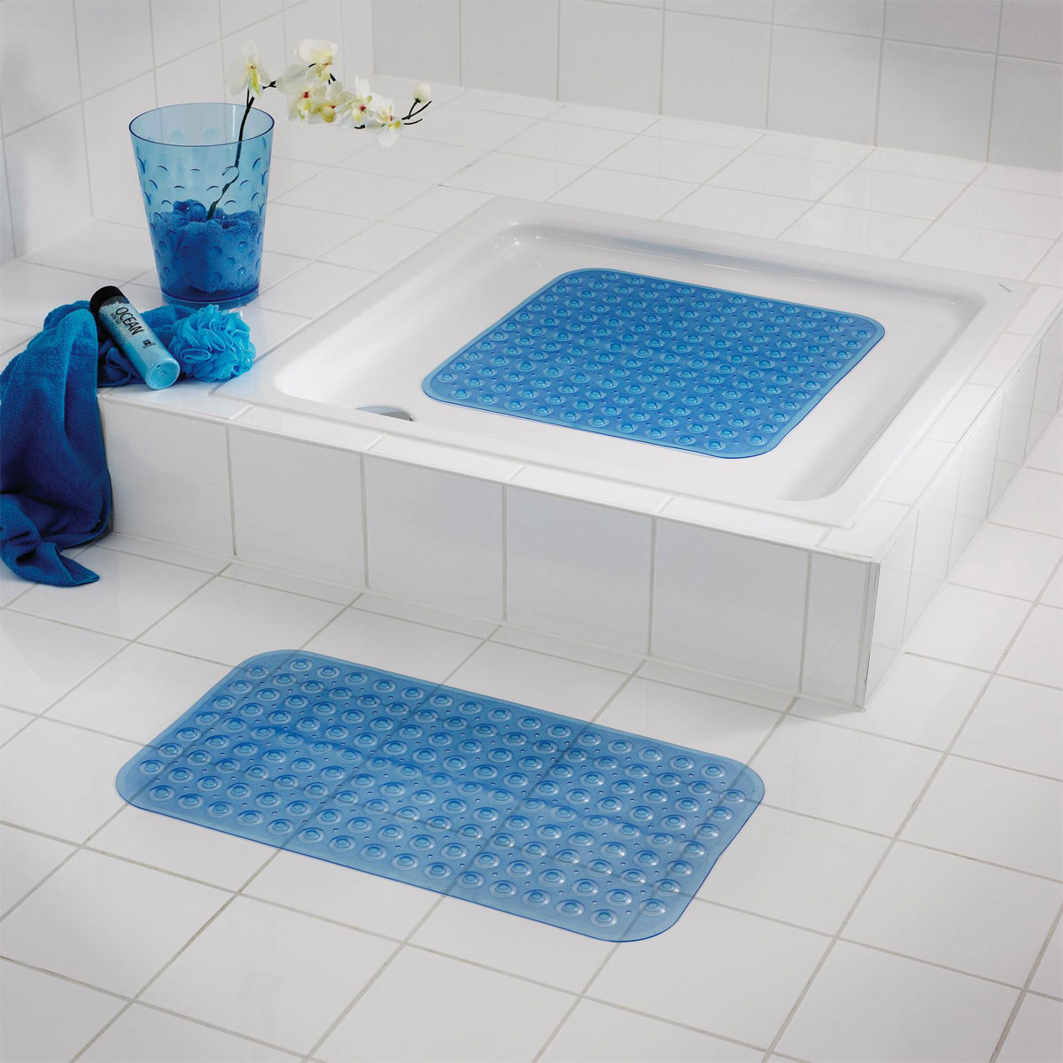 Ridder  Wanneneinlage ca 38 x 70 cm Loup transparent-blau Bild 2