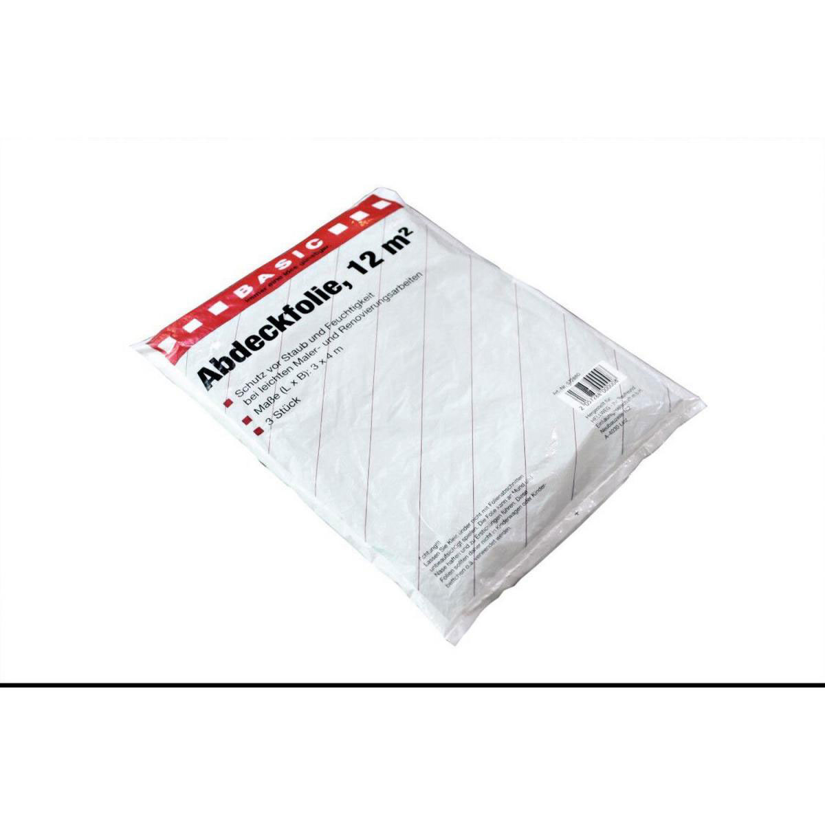 Basic Abdeckfolie 3 teilig 3 x 4m 12m²
