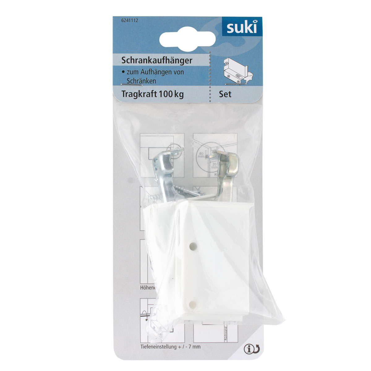 Suki Schrankaufhänger weiß Bild 1