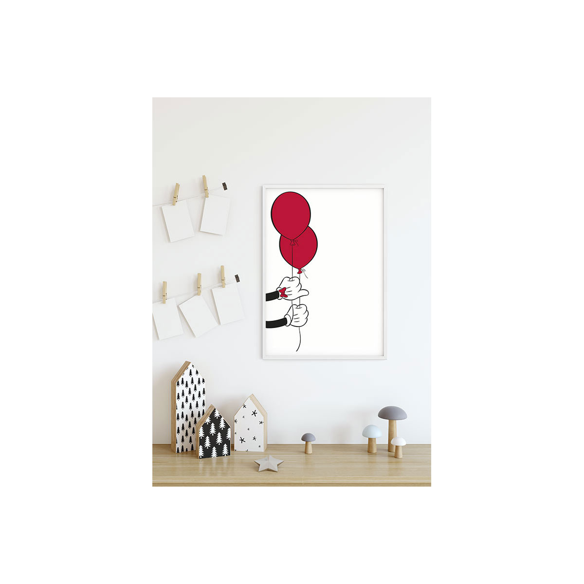 Komar  Wandbild Mickey Mouse Balloon 40x50 cm Bild 8