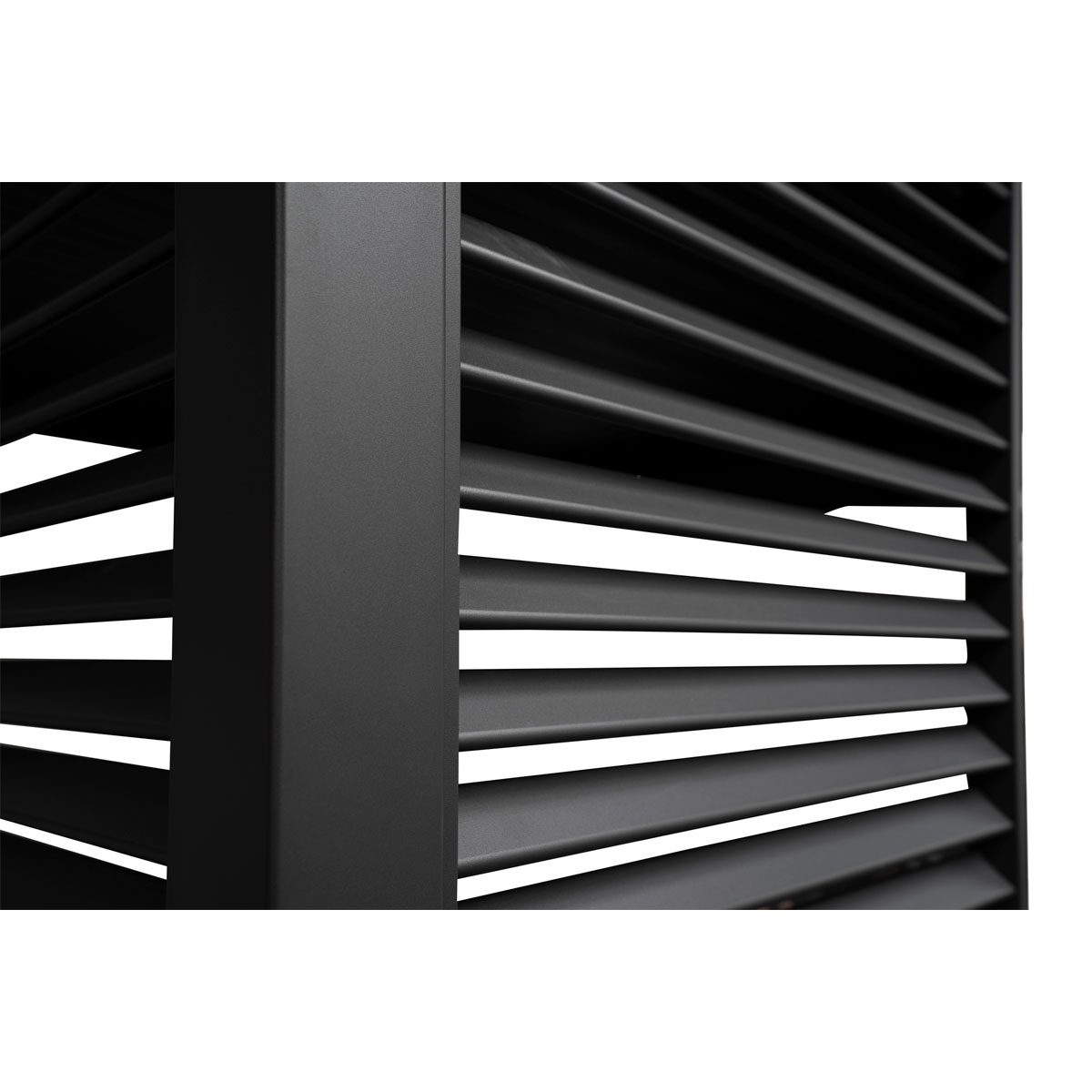 Lamellenwand 400-Serie anthrazit 120 x 240 cm Bild 8