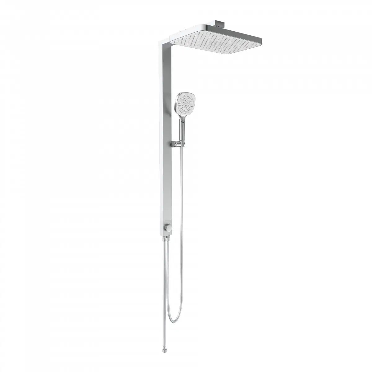 Schütte Überkopf-Brauseset La Palma, Chrom/Weiß