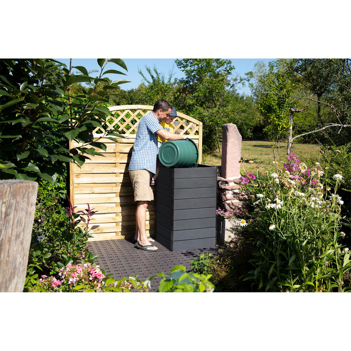 Garantia Hochbeet-System Ergo Quadro Größe S grau Bild 8