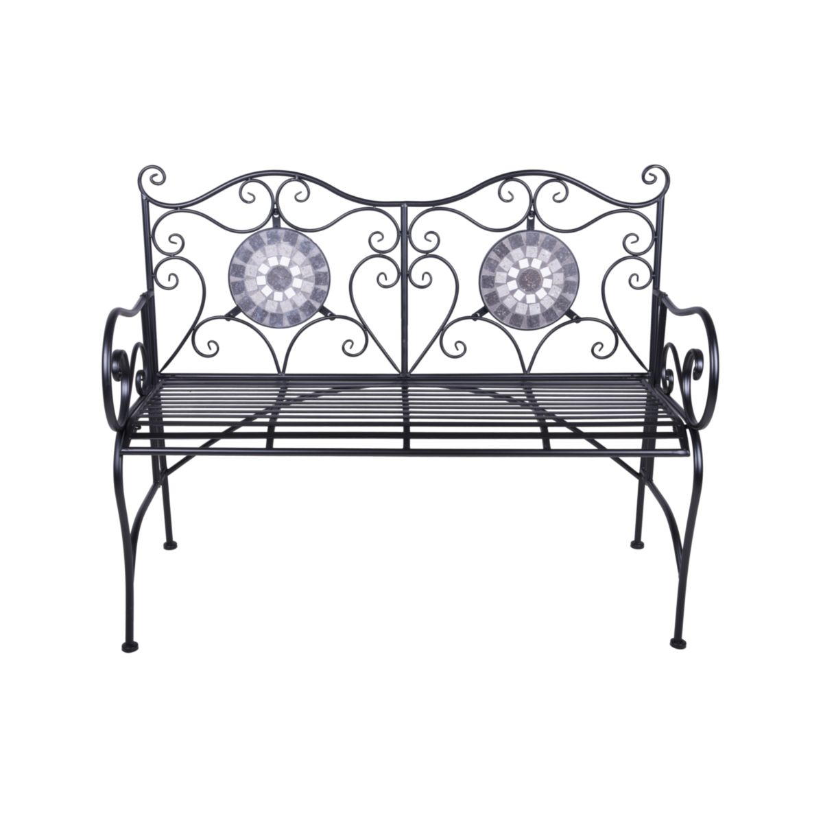 Garden Pleasure Bank JALUA Stahl, schwarz Bild 2