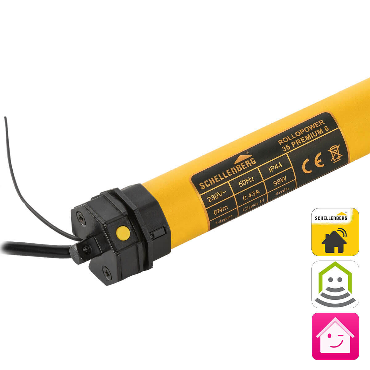 Schellenberg Smart Home Funk-Rohrmotor Mini Premium 6Nm