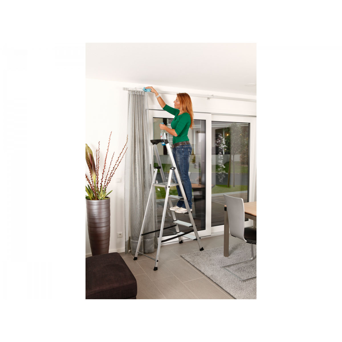 Krause Stufen-Stehleiter Sepuro 5 Stufen Bild 2