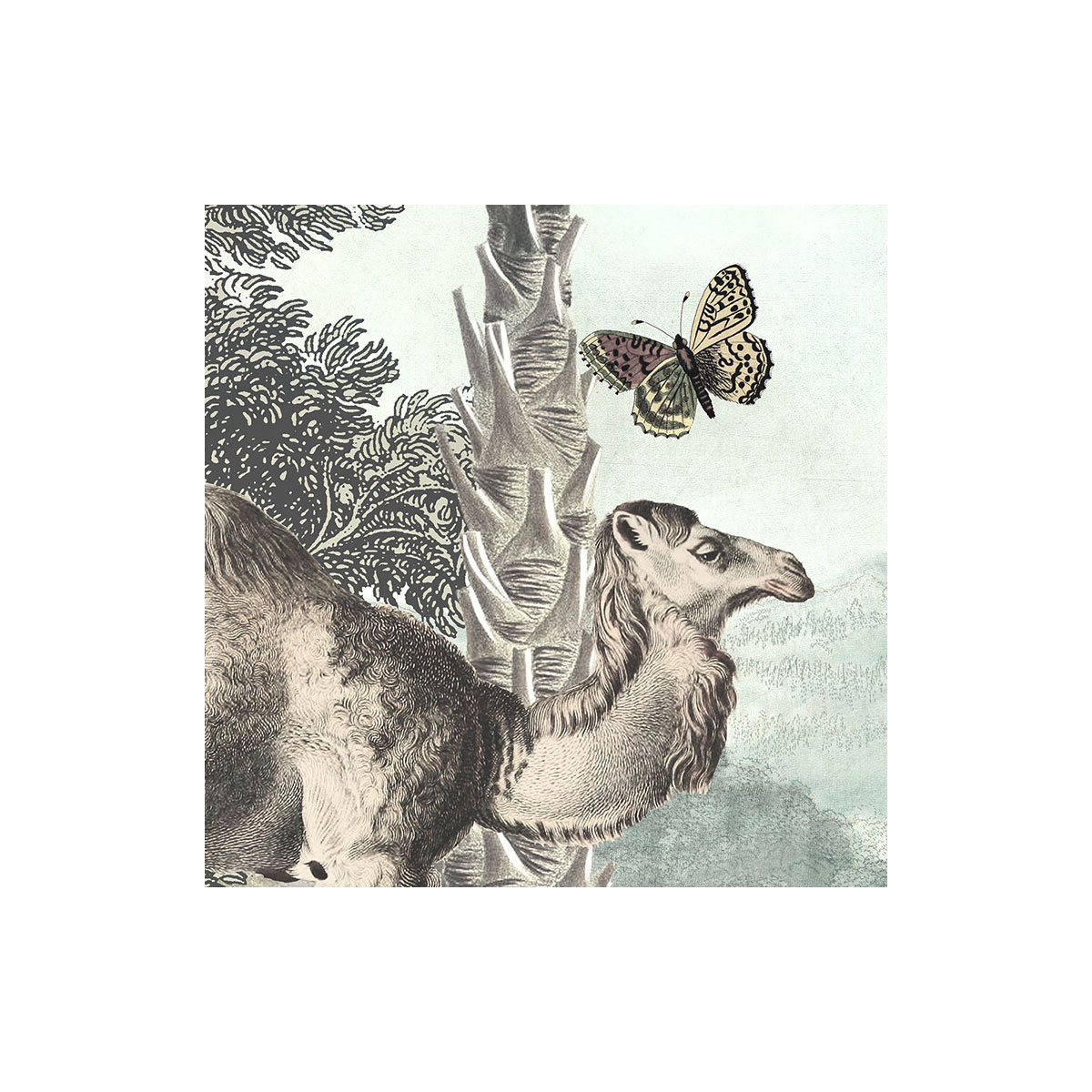 Komar  Selbstklebende Vlies Fototapete rund Utopia Durchmesser 125 cm Bild 3