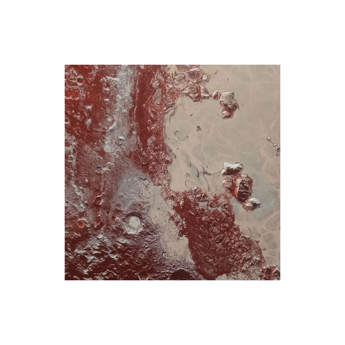 Komar  Selbstklebende Vlies Fototapete rund Pluto Durchmesser 125 cm Bild 5