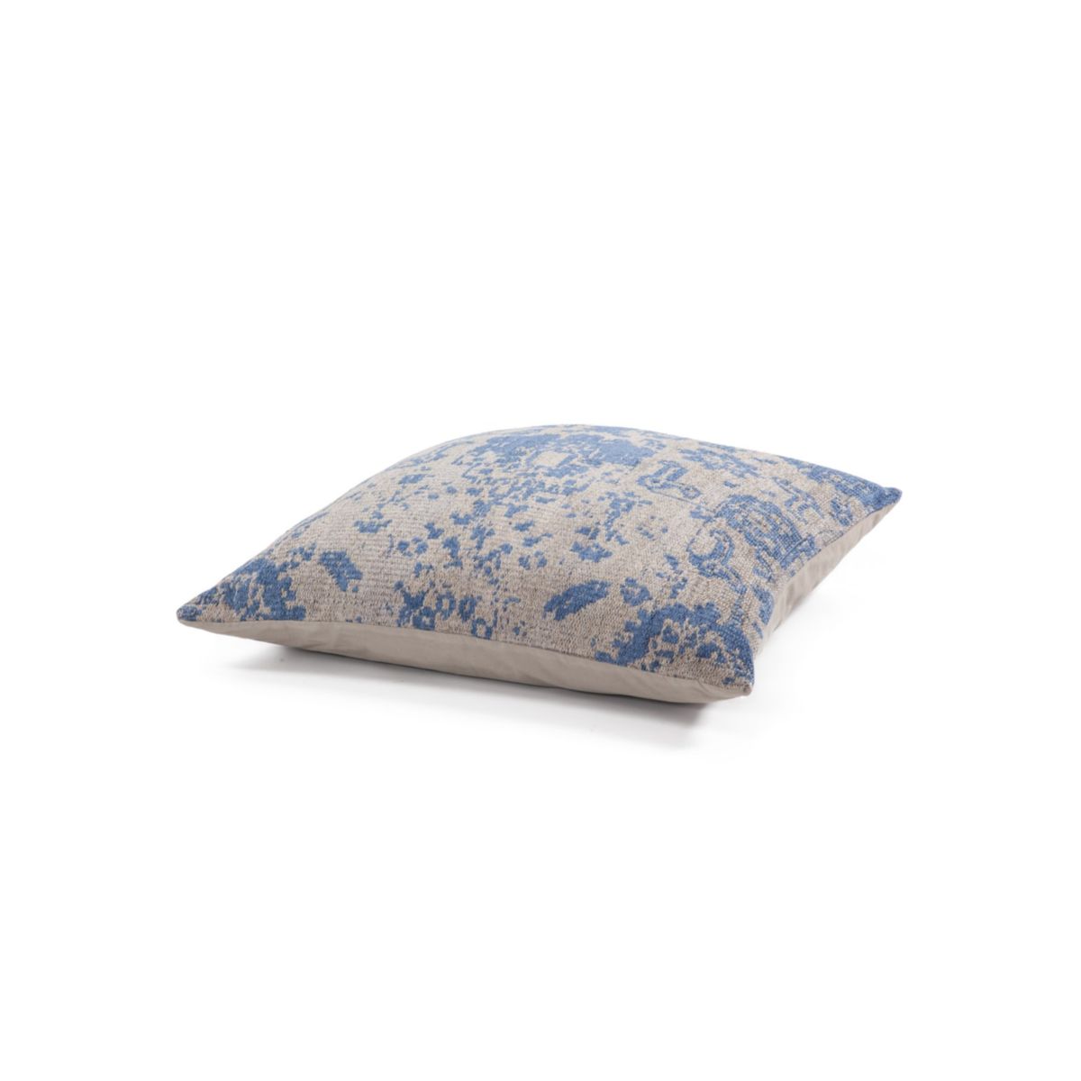 Pouf und Kissen Set Hocker Paramount 410 Braun blau 80x80cm Bild 3