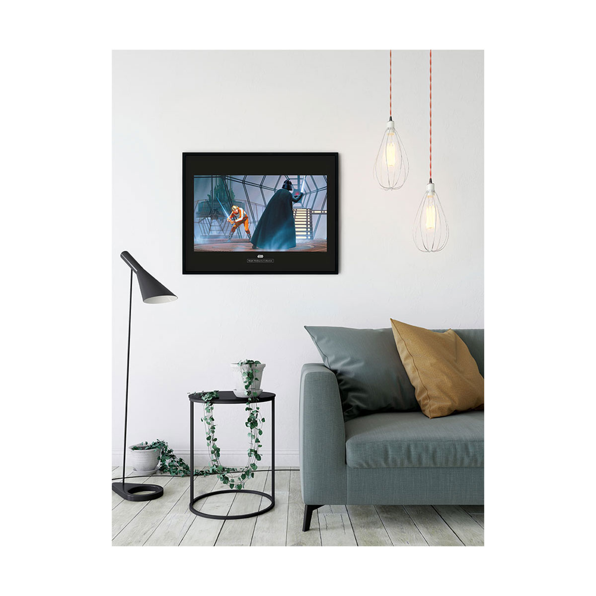 Komar  Wandbild Star Wars Classic Vader Luke Carbonit Room 50x40 cm Bild 4