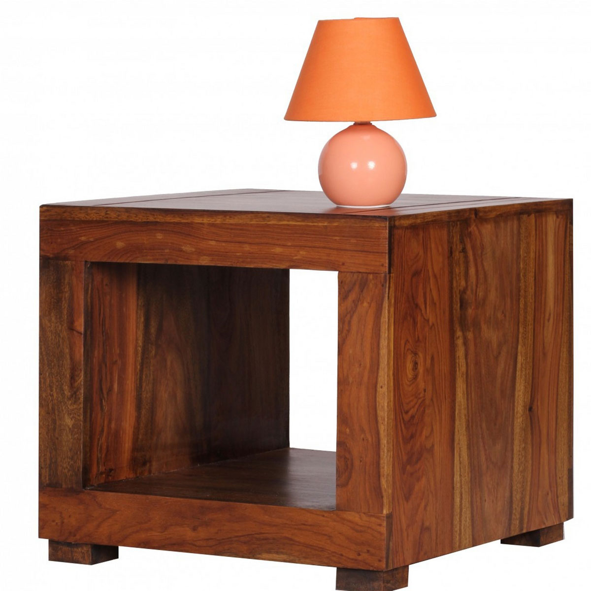 Wohnling Couchtisch „Sheesham“, 50x50 cm