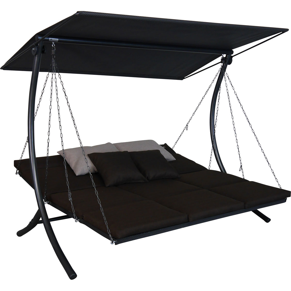 Angerer Freizeitmöbel GmbH Hollywoodschaukel Swing 3-Sitzer Smart coffee Bild 3