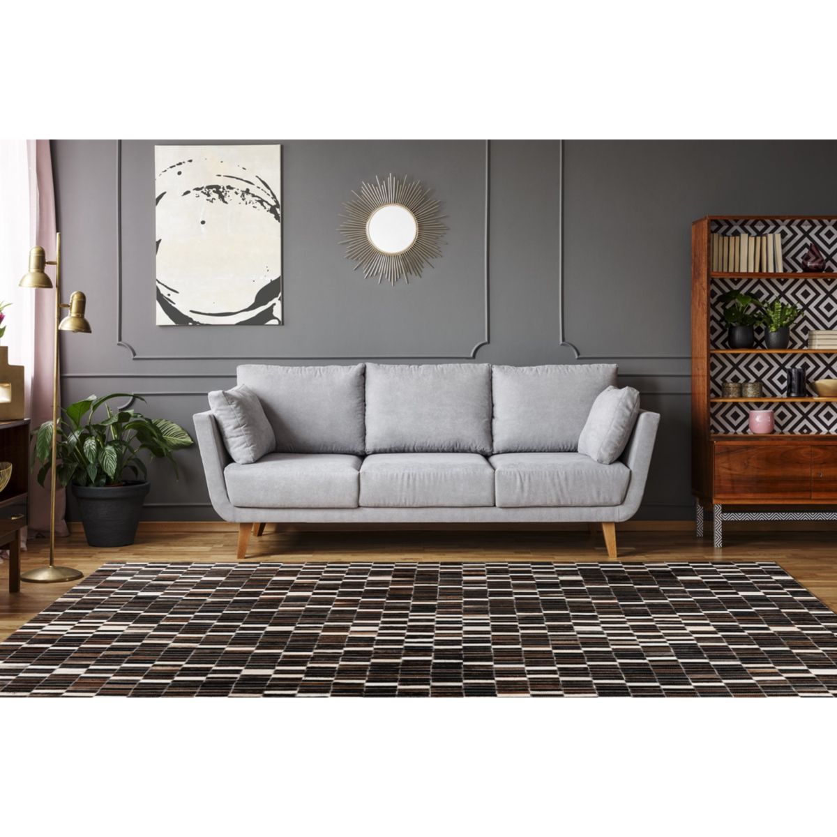 Lavin 125 Schwarz / Weiß 160cm x 230cm Bild 2