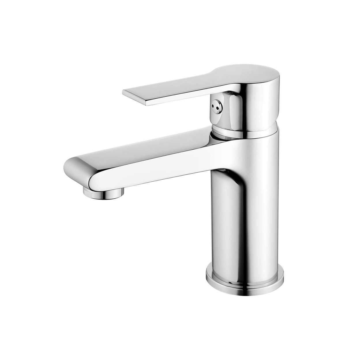 Basic Waschtischarmatur Arles chrom mit EcoKlick-Funktion inkl Ablaufgarnitur