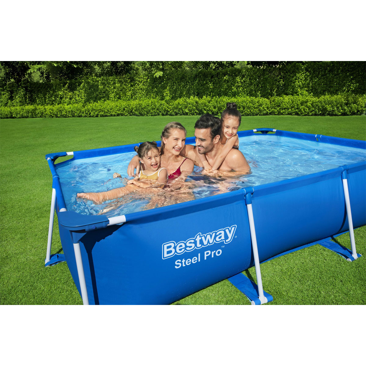 Bestway Stahlrohrbecken Steel Pro 259 x 170 x 61 cm Bild 4