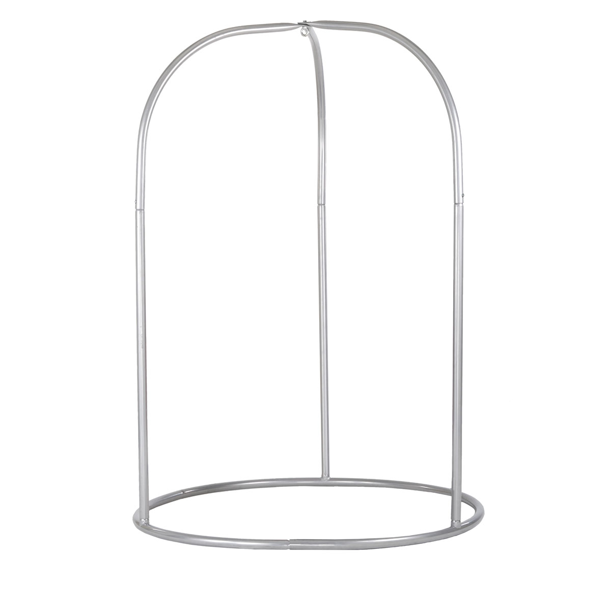 La Siesta Hängesesselgestell Ramona Silver für Basic-/ Comfort-/ Kingsize- Sessel pulverbeschichtetes.Stahl