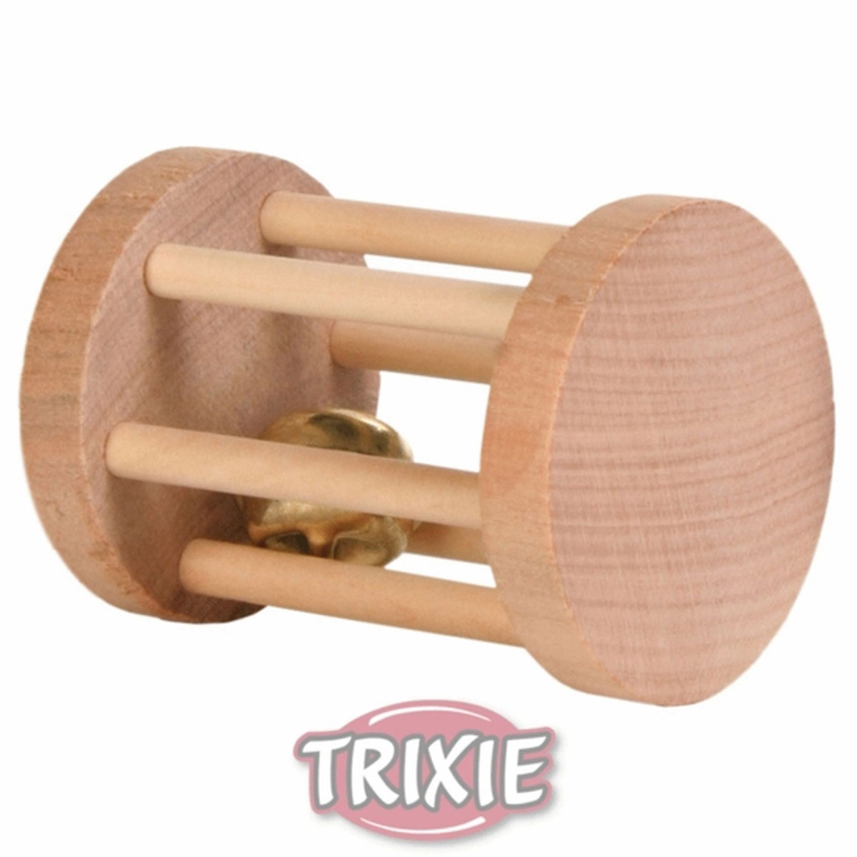 Trixie  Spielrolle mit Schelle Holz ø5×7 cm