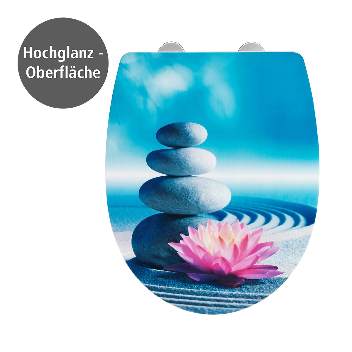 Wenko  Premium WC-Sitz Spirit High Gloss Thermoplast Bild 7