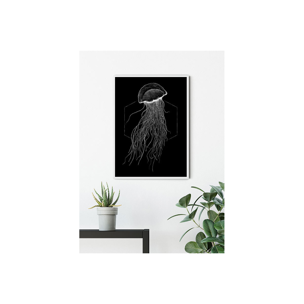 Komar  Wandbild Jellyfish Black 40x50 cm Bild 4
