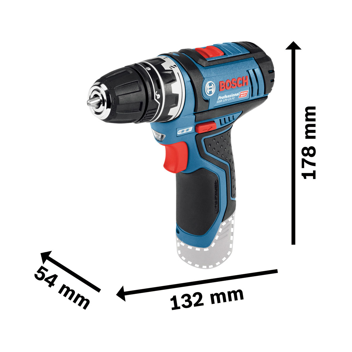 Bosch Professional   Akku-Bohrschrauber-Set GSR 12V-15 FC Bild 3
