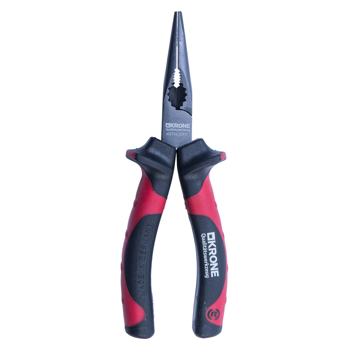 Krone Flachrundzange NWS gerade 170 mm