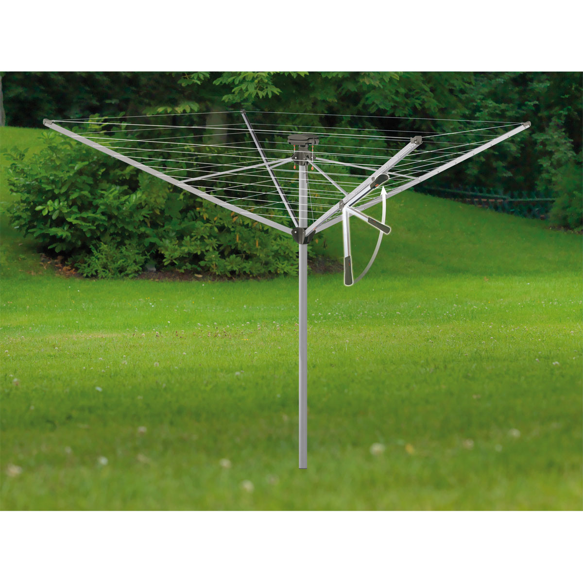 Juwel Wäschespinne „Novaplus 500 Easy“ anthrazit  Bild 1