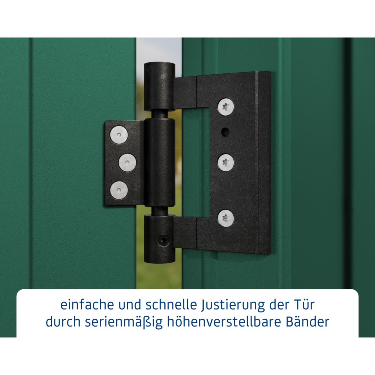 EcoStar  Gerätehaus Trend-PTyp 3RAL6005 1 flg Bild 5