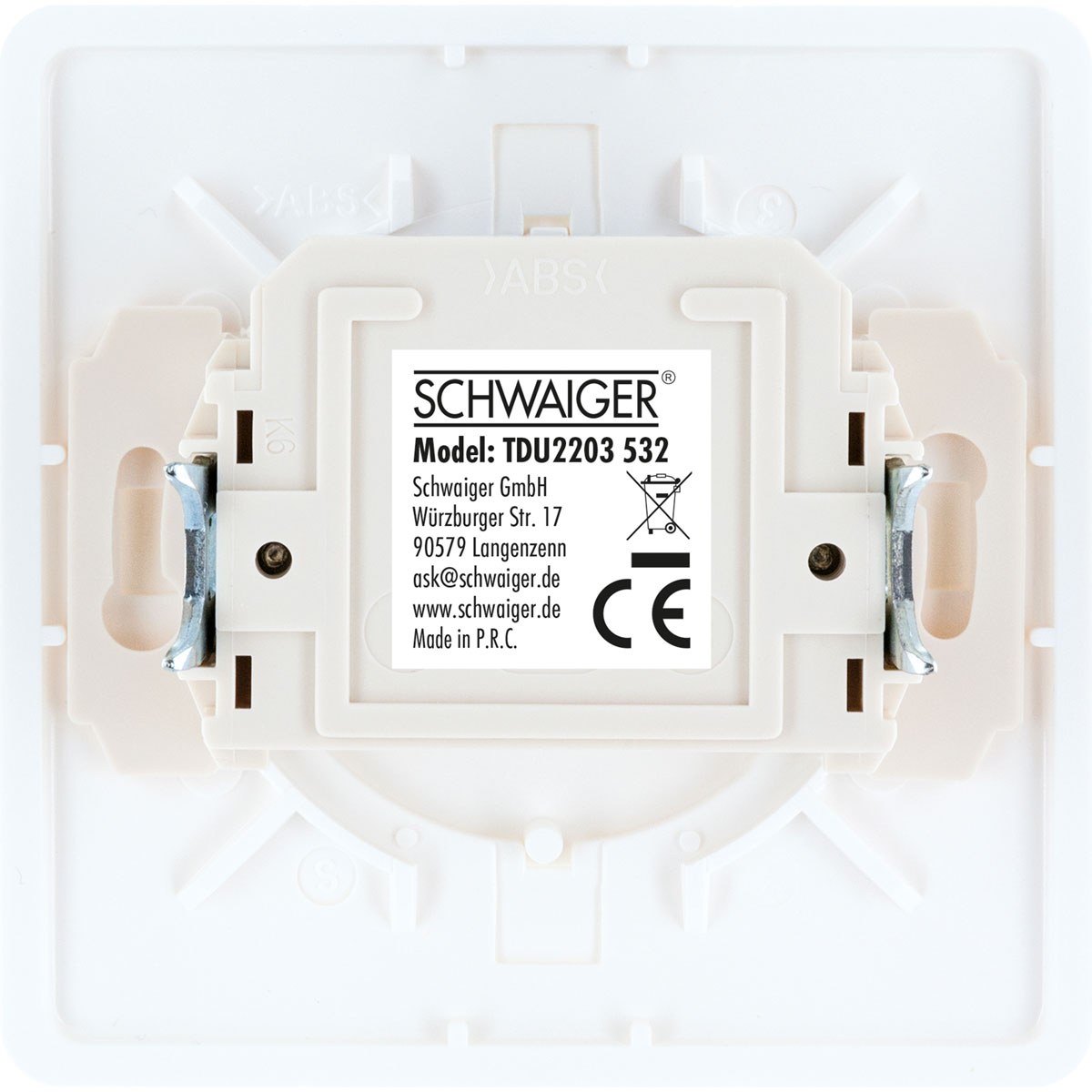 Schwaiger Telefonanschlussdose Universal 3-fach Unterputz Bild 2