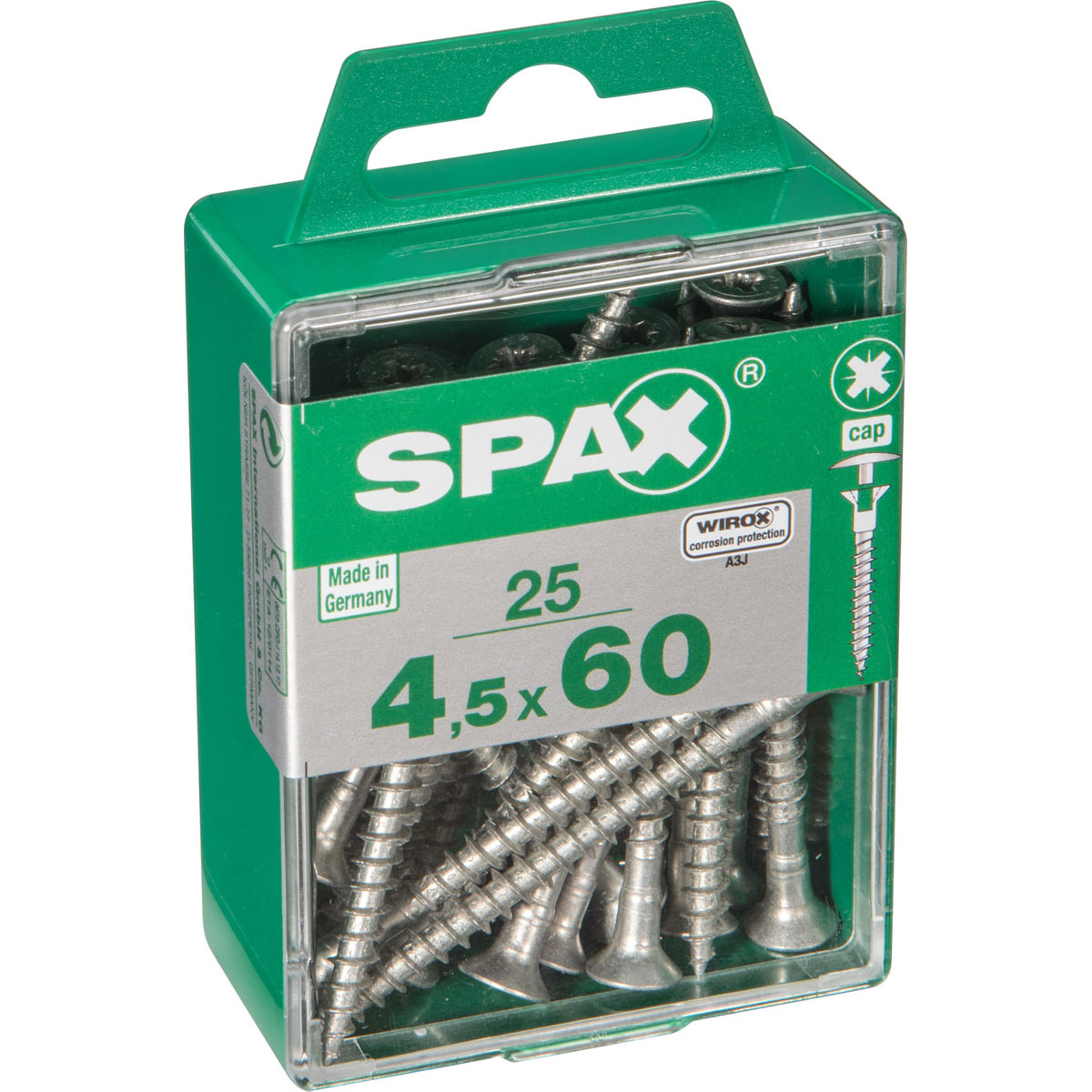 Spax Universalschrauben WIROX mit Kopfbohrung Senkkopf 4,5630 M 25 Stück Bild 2