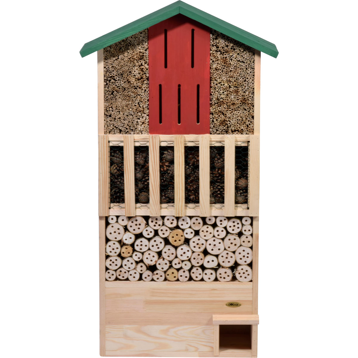 dobar XXL-Insektenhotel-Wand 58 x 30 x 110 cm natur