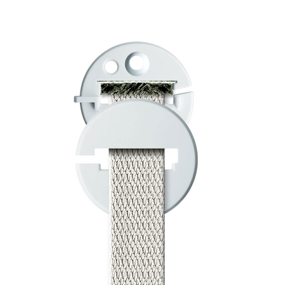 Schellenberg Gurtführung rund für 14-23 mm Gurtband weiß Bild 1