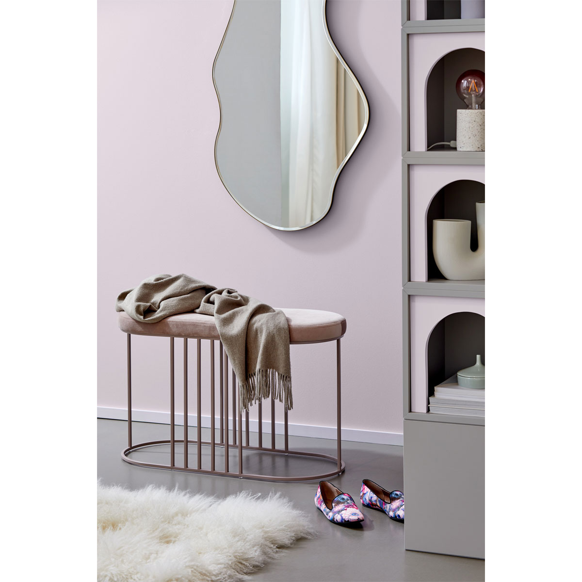 Alpina Innenfarbe pure farben 2,5 L Pastellviolett matt Bild 3