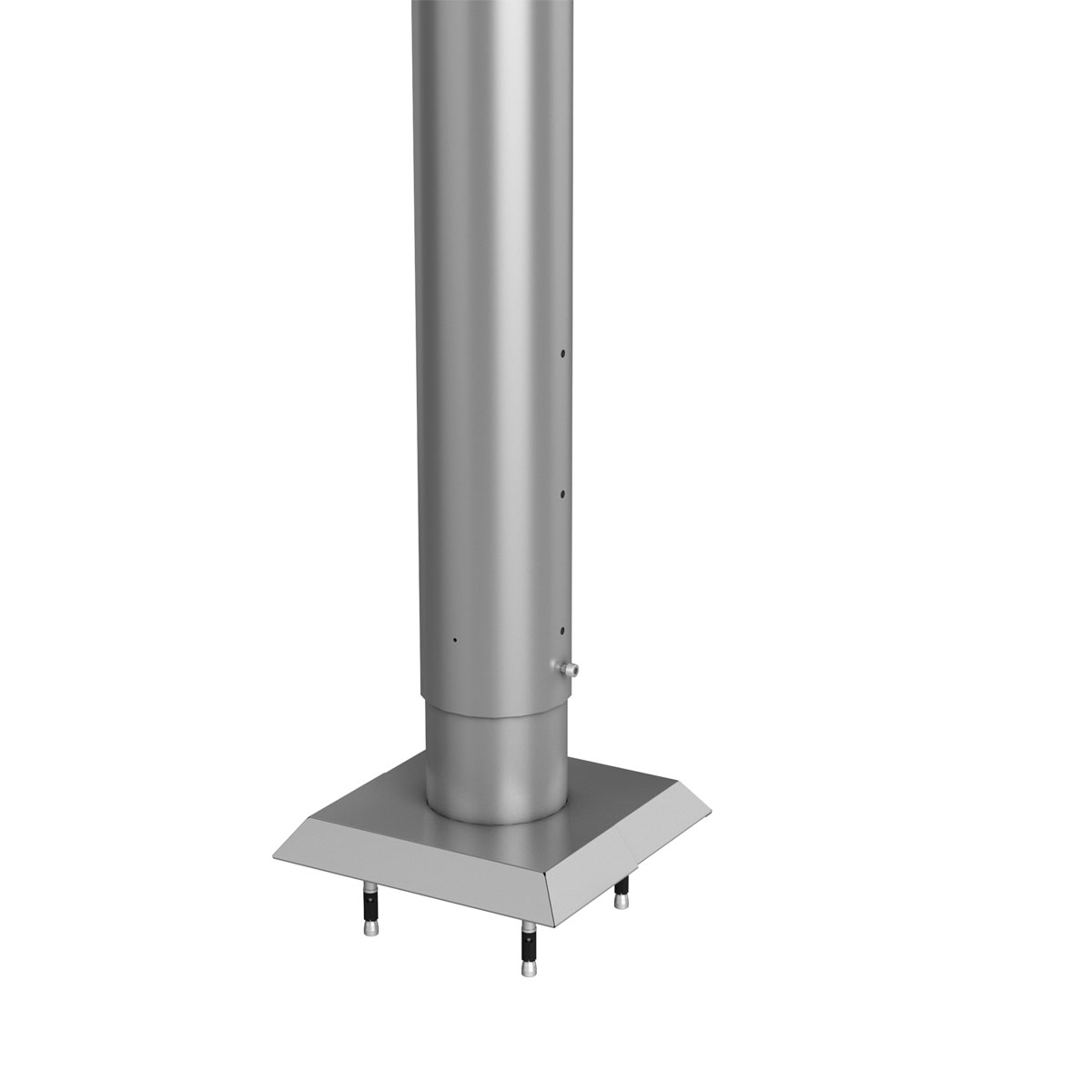 Biohort Steher zum Andübeln für Zaunserie mit Acrylglas