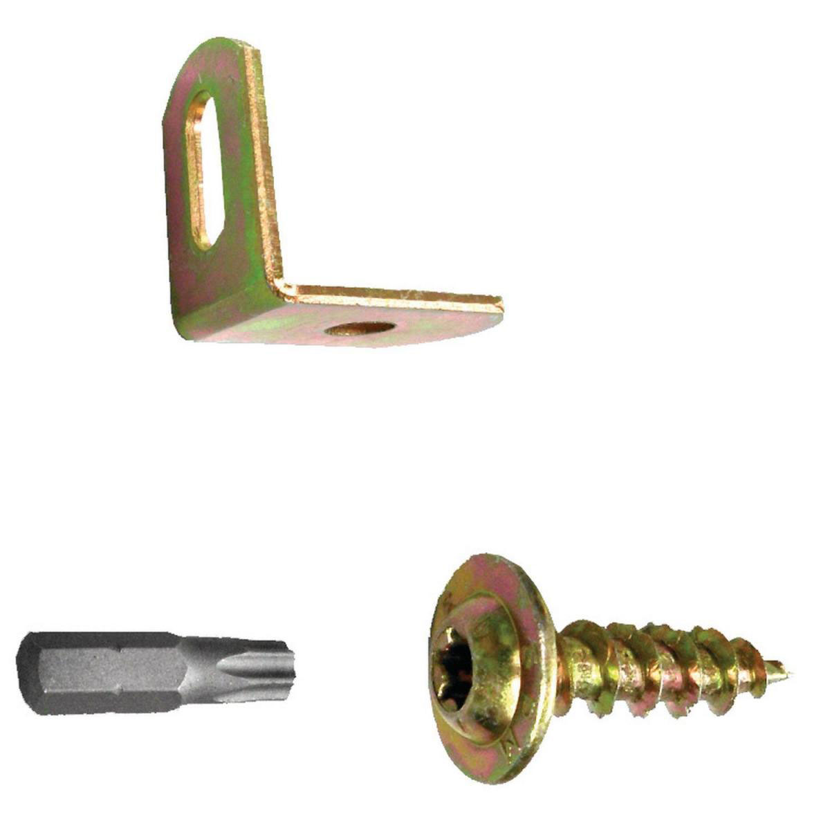 Connex Uni-Flechtzaunbeschlags-Set verz.