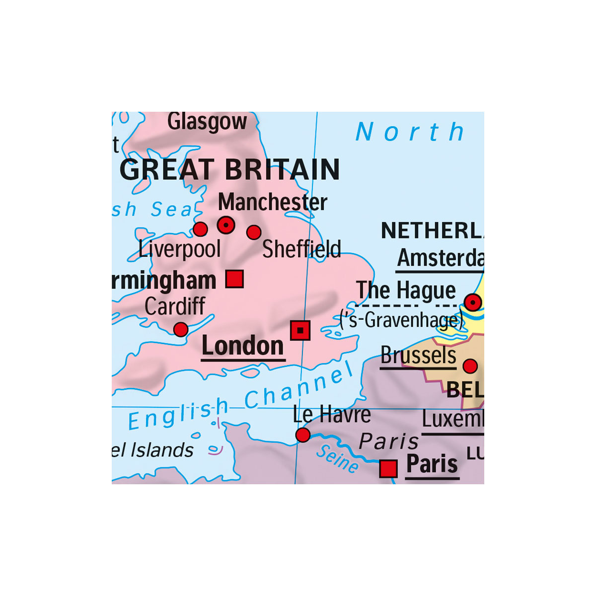 Komar  Vlies Fototapete World Map 368x248 cm Bild 7