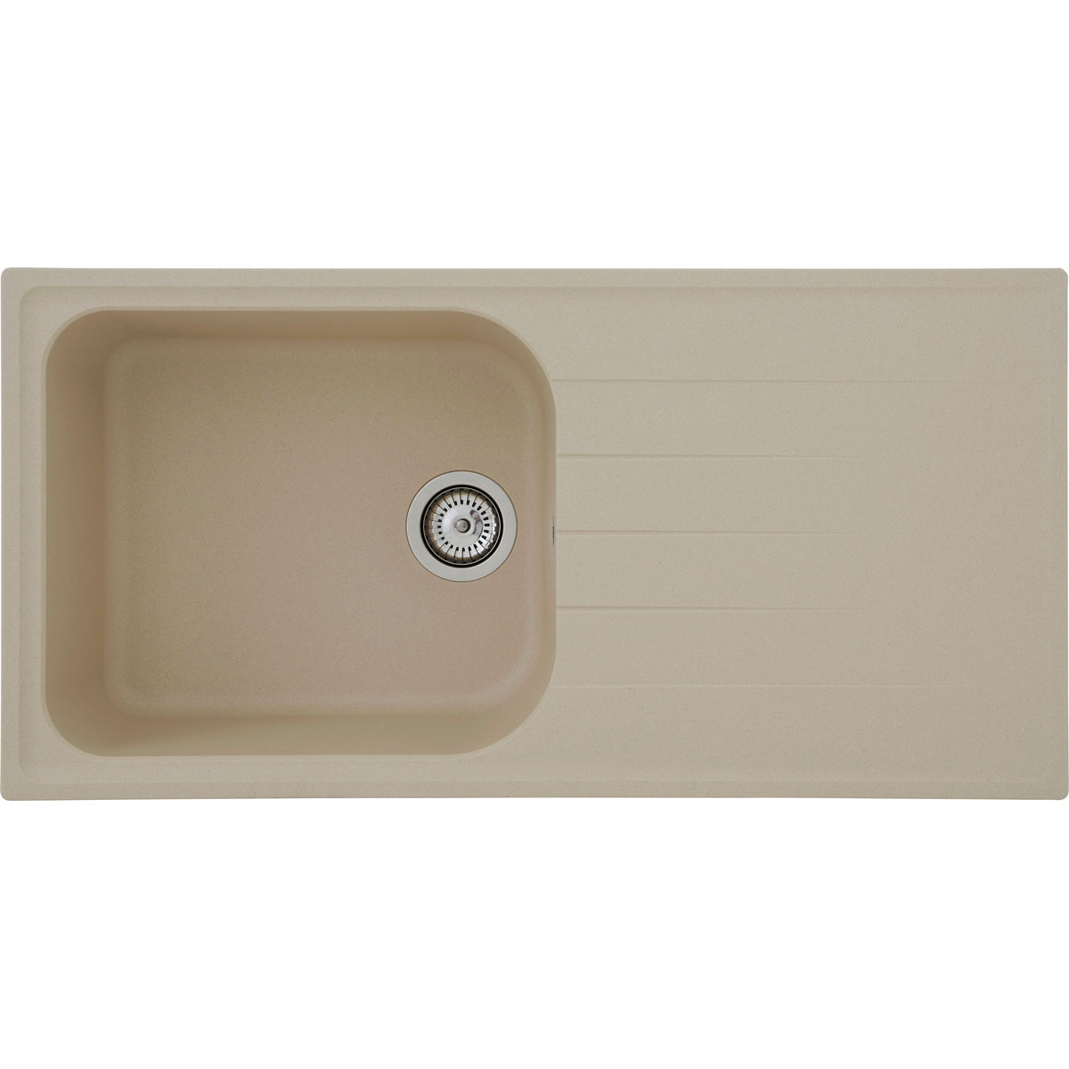 Respekta Spüle beige 100 cm Massivgranit Bild 1