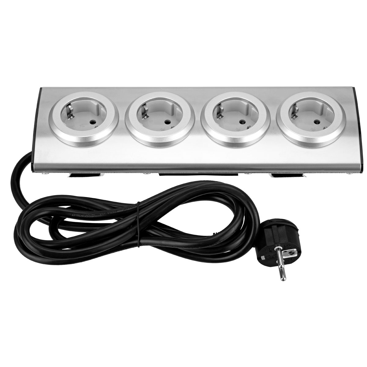 REV Ritter Steckdosenleiste-Eckmontage 4fach inkl Flachstecker 2m Bild 2