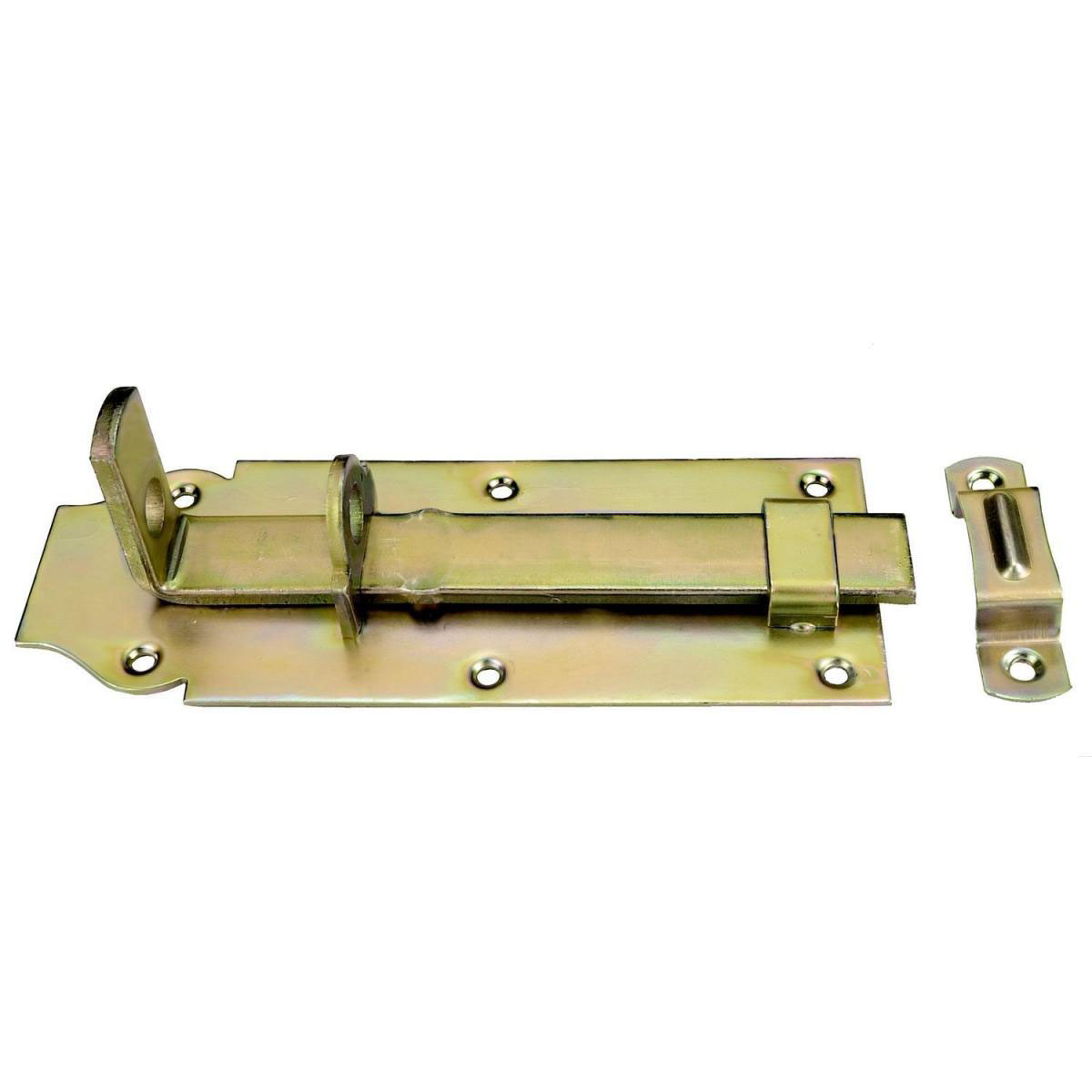 Connex Schlossriegel gerade 75 x 200 mm verzinkt gelb