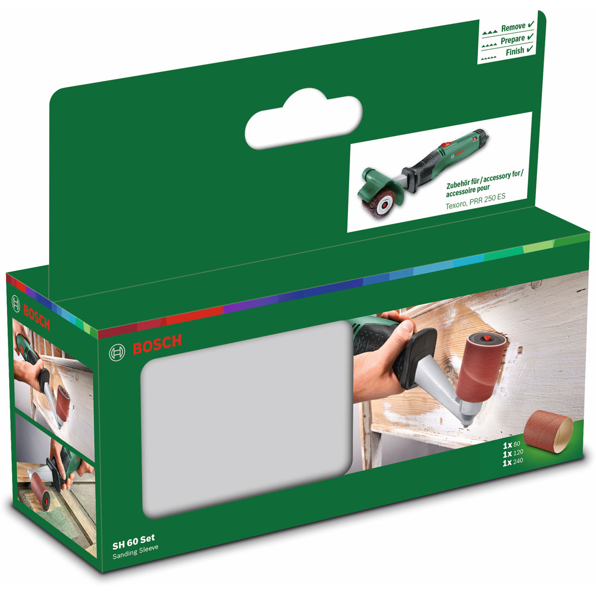 Bosch  Schleifrollen-Set SH 60 K80/K120/K240 Bild 2