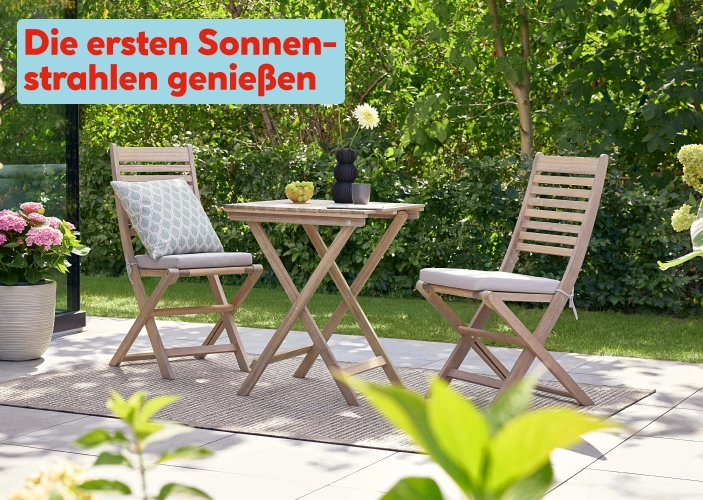 Die ersten Sonnenstrahlen genießen