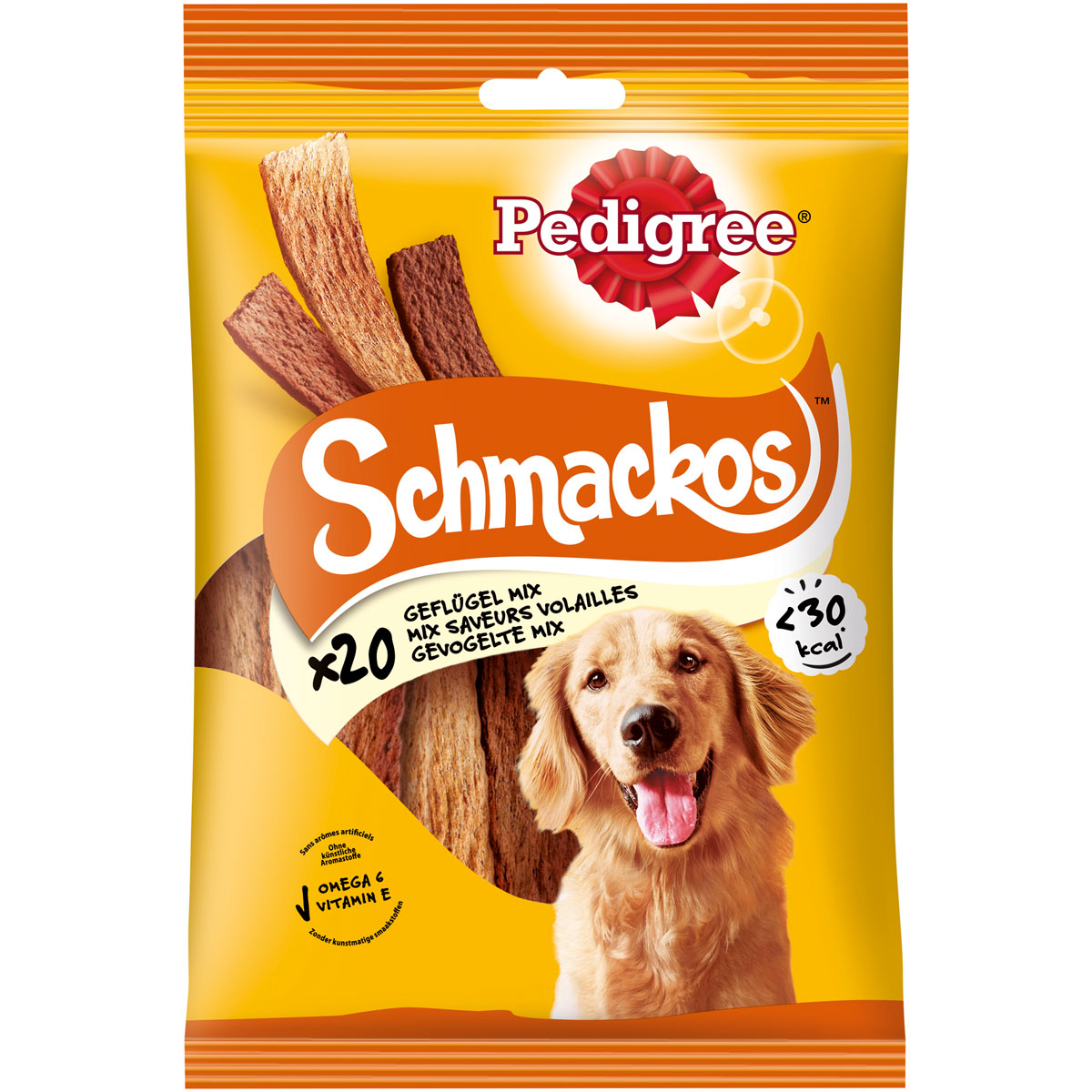 Pedigree Schmackos Geflügel Mix 20 Stück