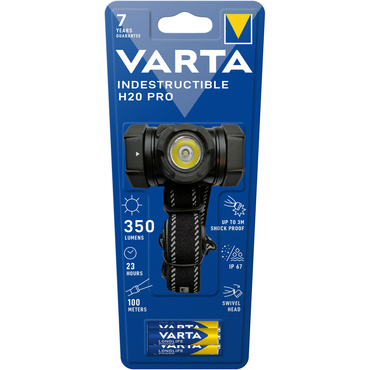 Varta LED-Kopfleuchte Indestructible H20 Pro inkl Batteriebestückung Bild 2